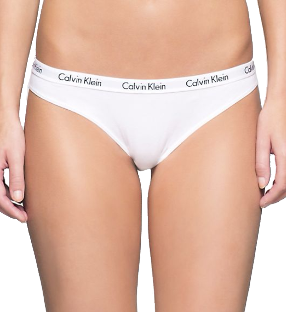 Krásné dámské kalhotky Calvin Klein v základní bílé barvě