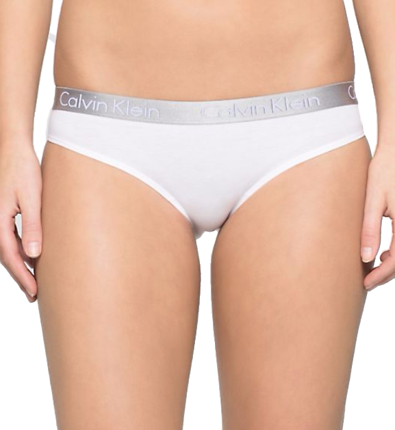 Krásné dámské kalhotky Calvin Klein v bílé barvě